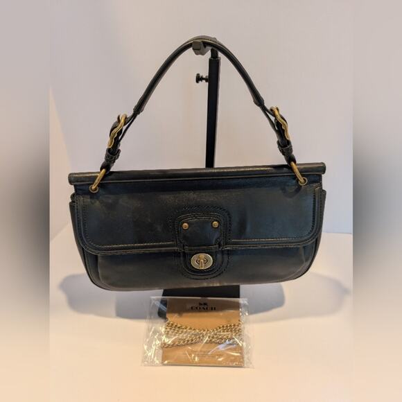 Coach Legacy Willis Top Handle Bag With Replacement Chain Strap - Made In 2012 - Picture 9 of 11
